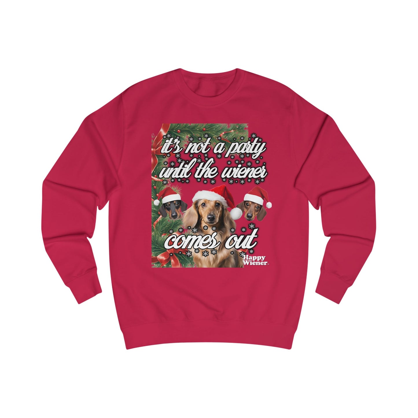 Happy Wiener™ CHRISTMAS SWEATER WIENER PARTY Alternate