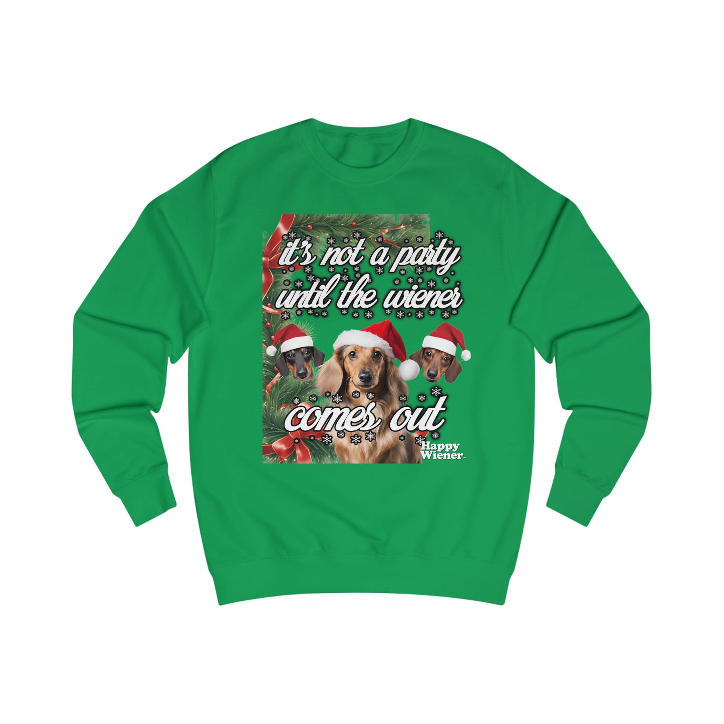 Happy Wiener™ CHRISTMAS SWEATER WIENER PARTY Alternate