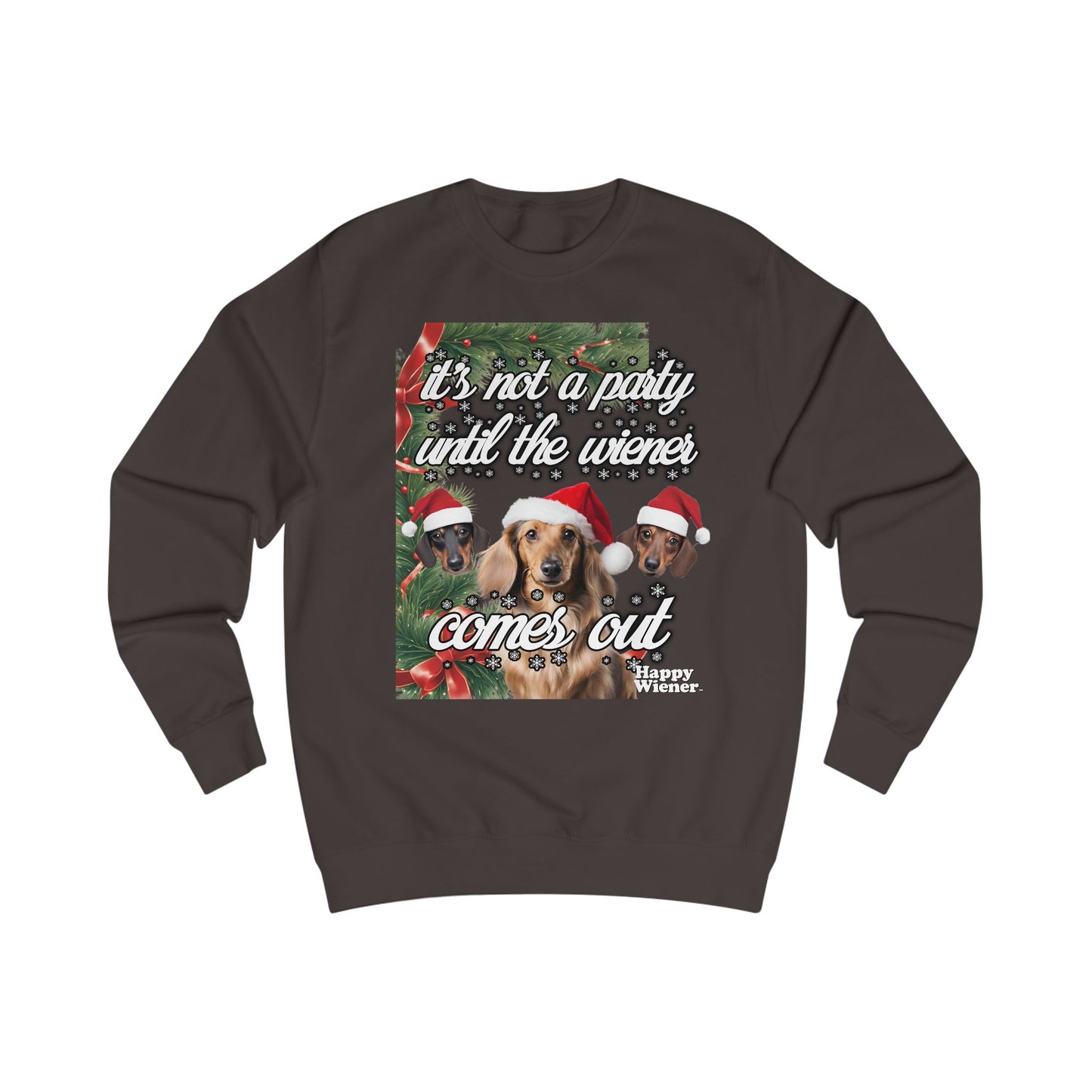 Happy Wiener™ CHRISTMAS SWEATER WIENER PARTY Alternate