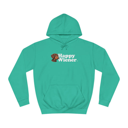 Happy Wiener™ Spring Green Hoodie Brown Little Ween