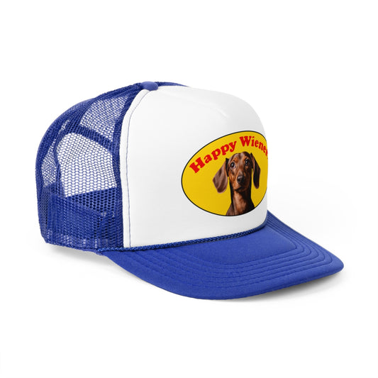 Happy Wiener™ Brown Wiener Dog Official Classic Trucker Hat